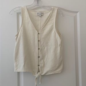 Madewell Texture and Thread Tank - Ivory